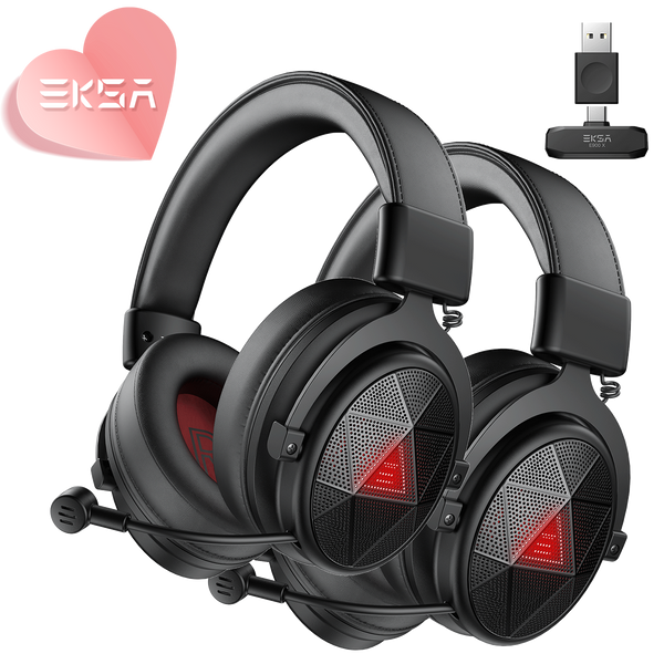 EKSA® E900 X 5.8 GHz Ultra Low-Latency Wireless Gaming Headset Couple Set